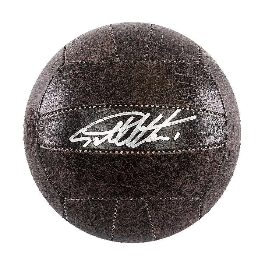 Sir Geoff Hurst Signed Football - Retro Ball - In Acrylic Display Case - Image 2