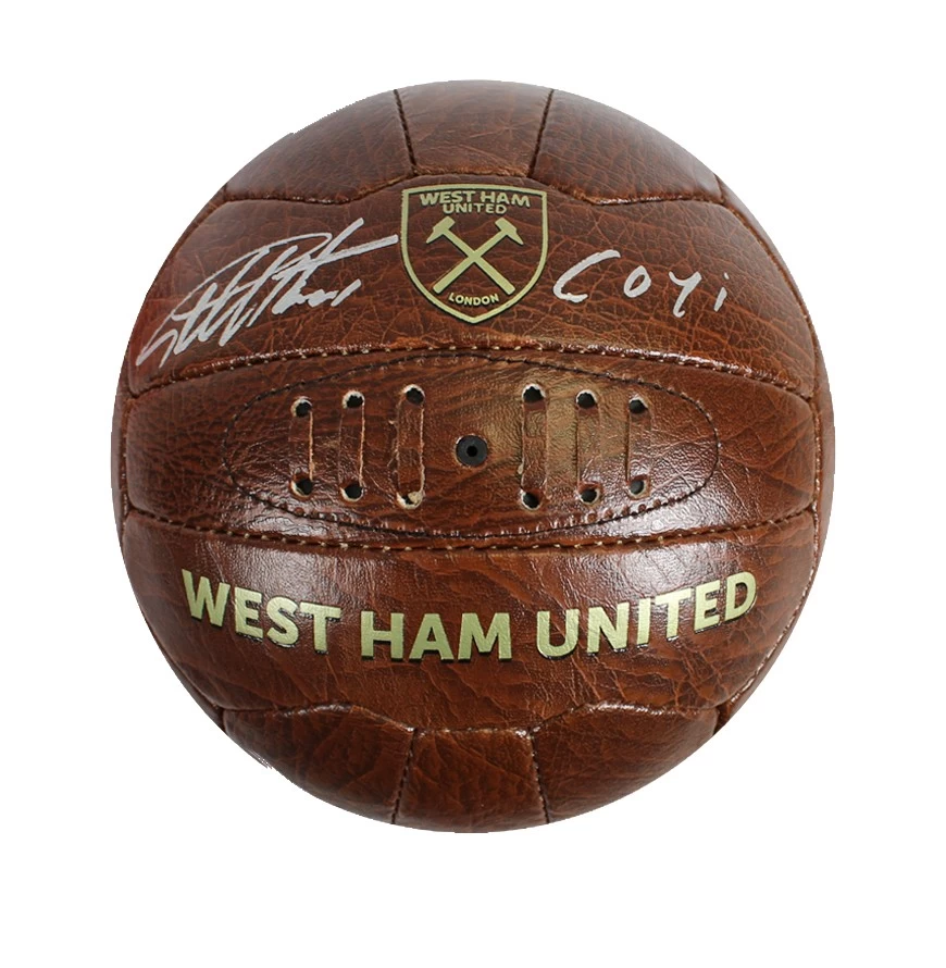 Sir Geoff Hurst Signed West Ham Football - In Acrylic Display Case - Image 2