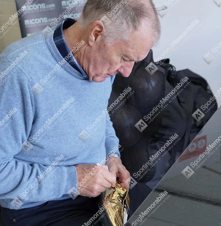 Sir Geoff Hurst Signed Football Boot - Golden 1966 Boot - In Acrylic Display Case - Image 6