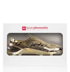 Wayne Rooney Signed Football Boot - Golden Boot - Gift Box