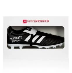 Trevor Francis Signed Football Boot Adidas Gloro - Gift Box