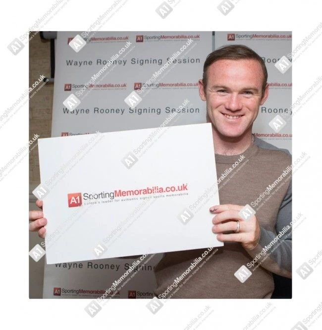 Wayne Rooney Signed Football - Premier League - In Acrylic Display Case - Image 5