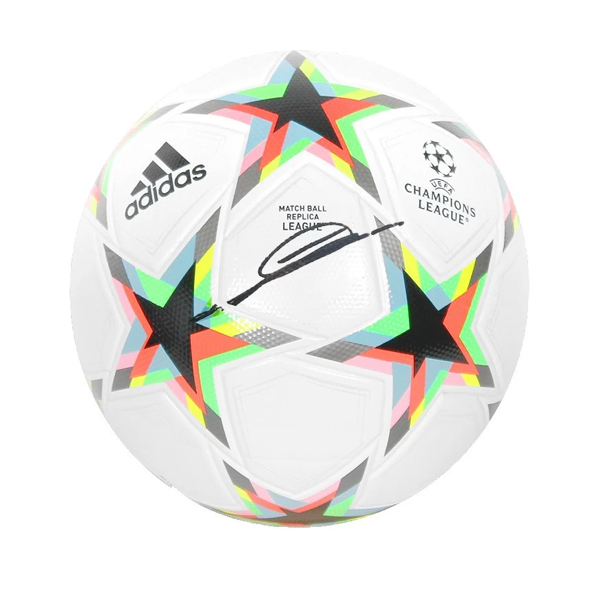 Zinedine Zidane Signed Football: Champions League - In Acrylic Display Case - Image 2